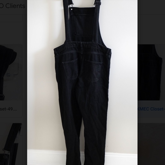 Classic Black Overalls - Picture 7 of 9